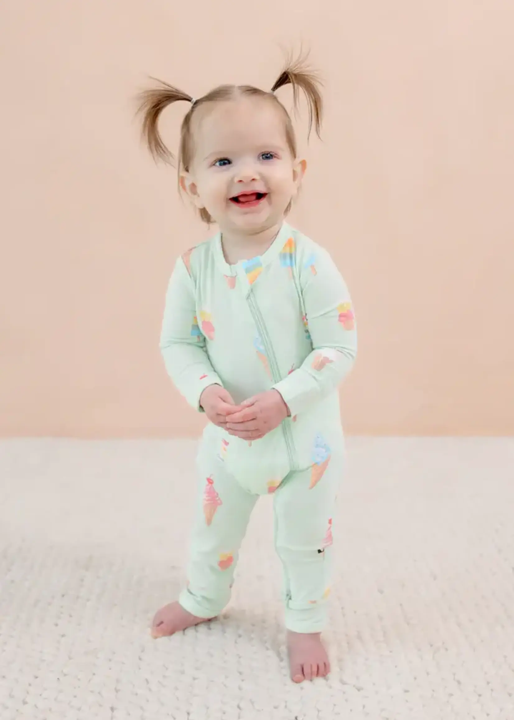 KYTE BABY Zippered Romper
