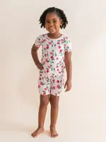 KYTE BABY Short Sleeve Pajamas - Strawberry Fields