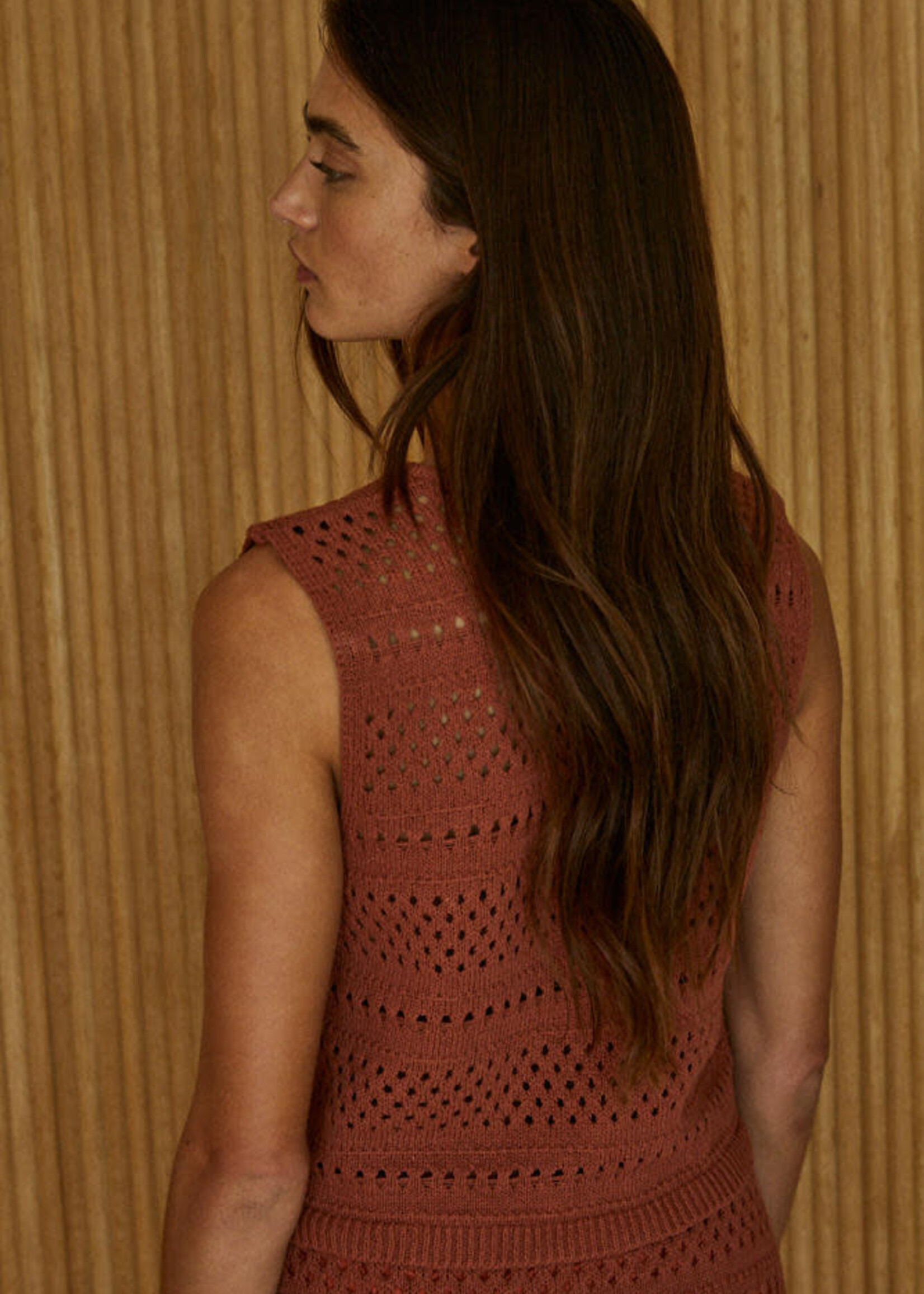 BY TOGETHER KASSI CROCHET VEST
