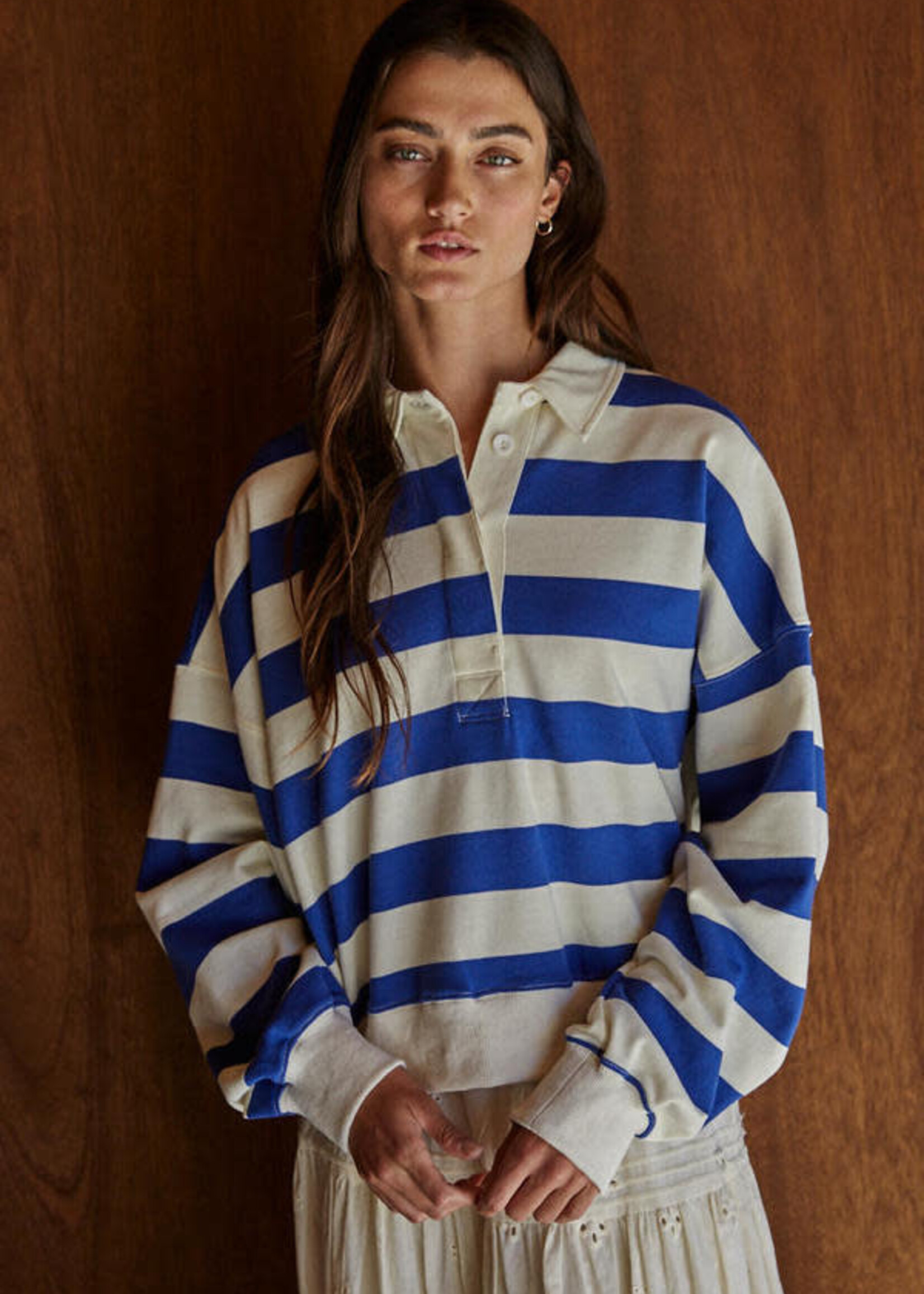 BY TOGETHER AMERIE STRIPED POLO