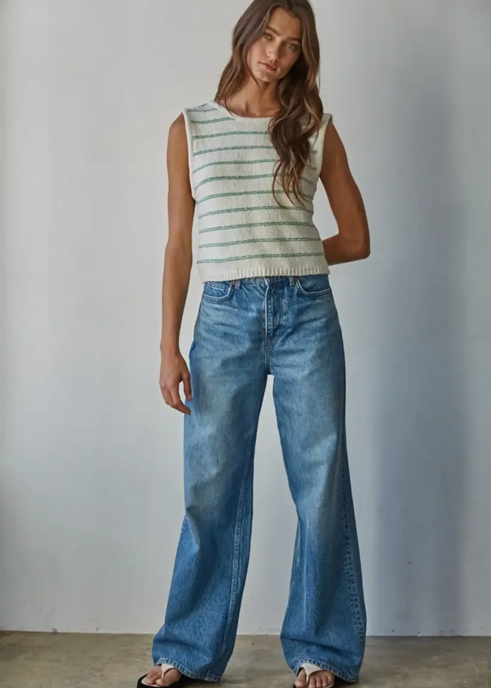 BY TOGETHER BANKS STRIPED Knit