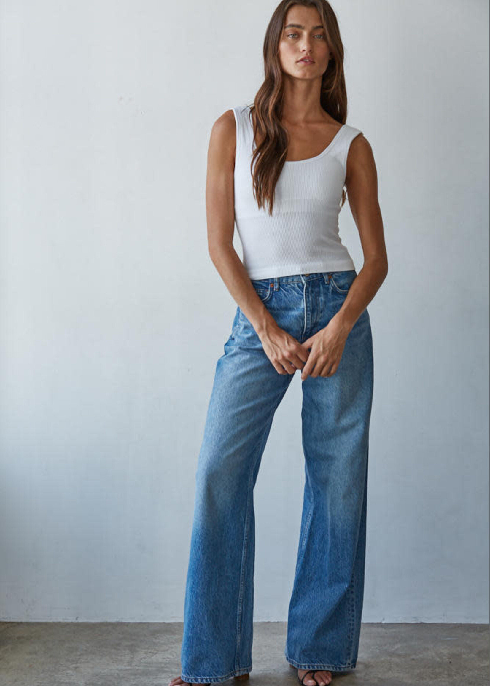 BY TOGETHER Seamless Scoop Neck tank