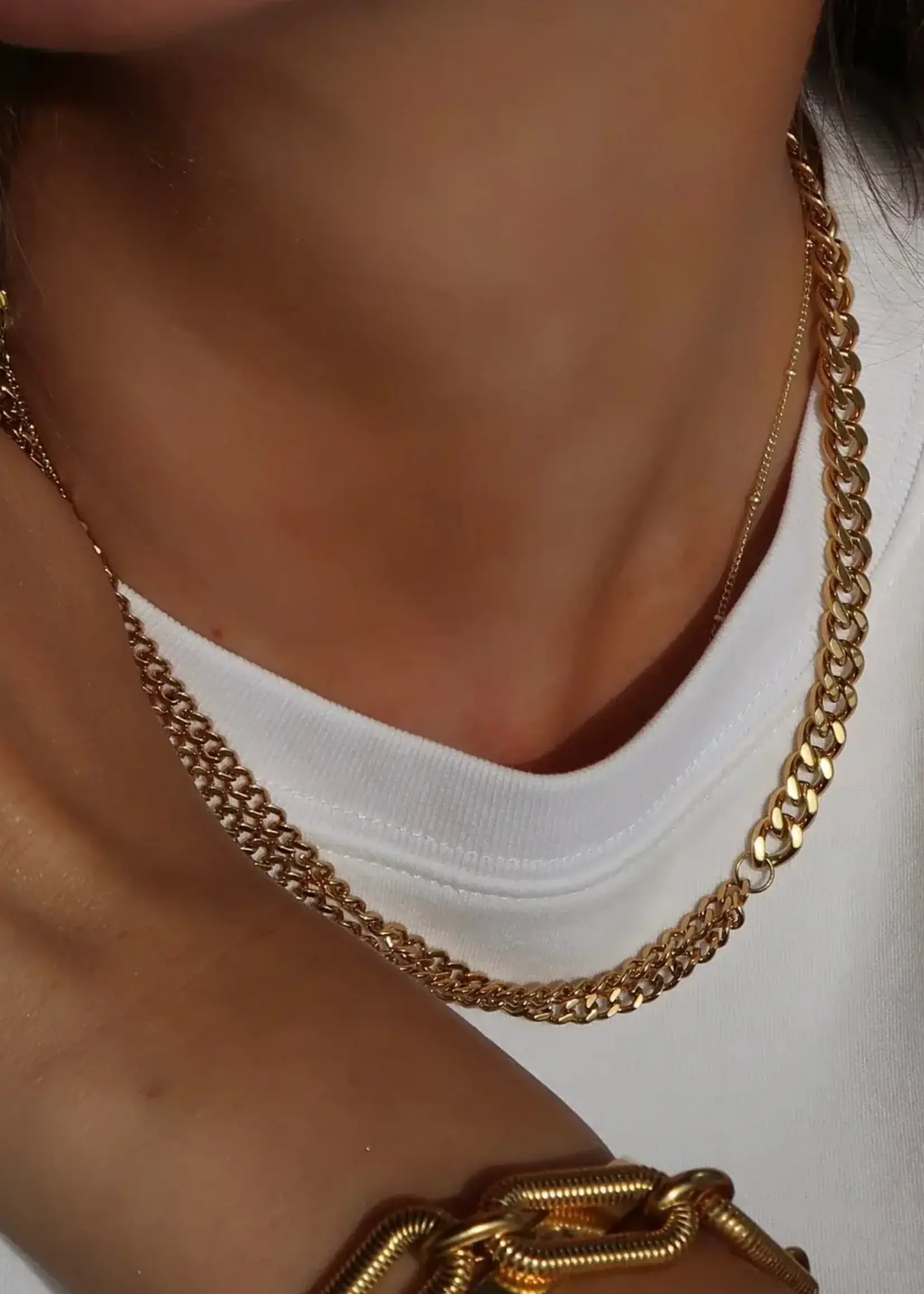 NAMASTE JEWELRY Maliya Chain Necklace