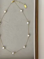 NAMASTE JEWELRY Pearl Heart Necklace