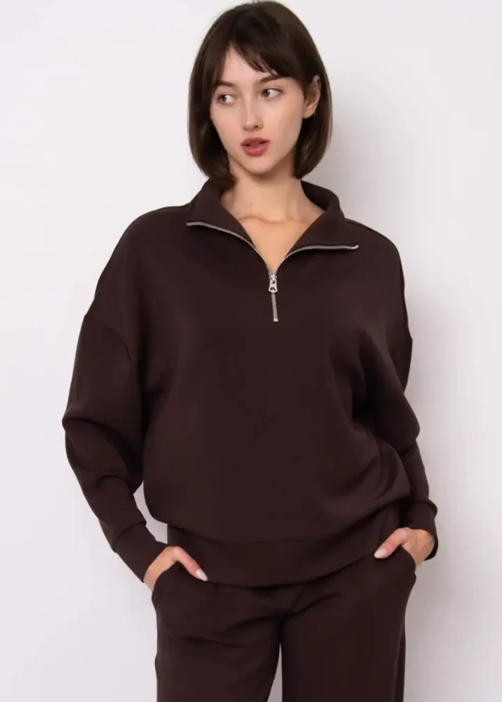 RD STYLE Seanni Soft Knit Half Zip