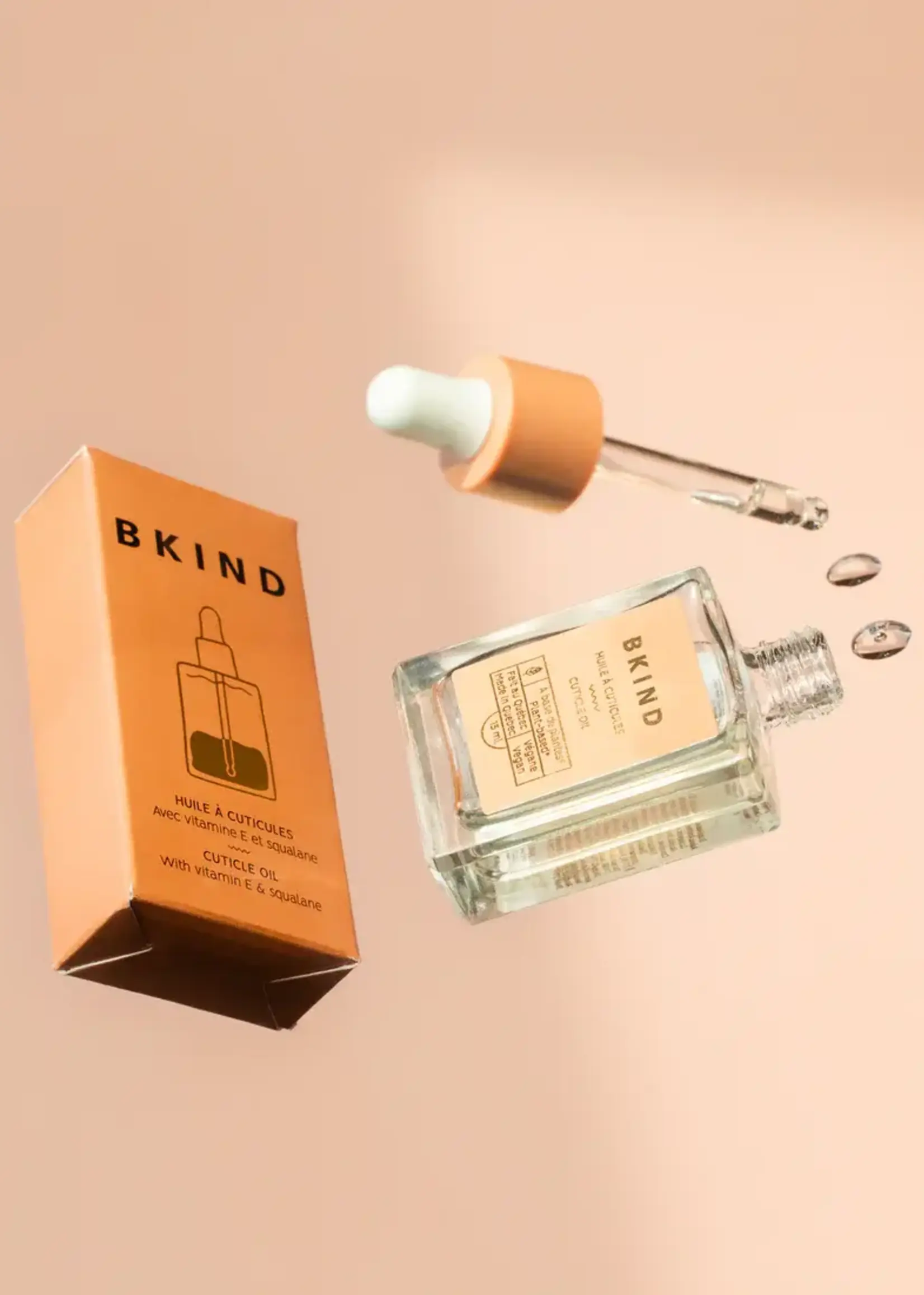BKIND Cuticle Oil With Vitamin E and Squalane