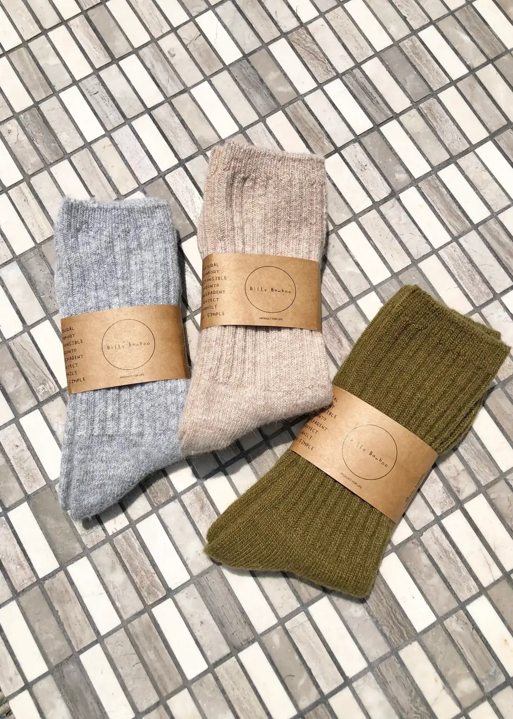 Billy Bamboo ICELAND WOOL SOCKS