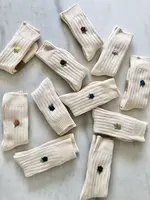 Billy Bamboo Crochet Field Rose Socks