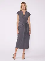 LeBLANC finds Cap Sleeve Wrap Dress