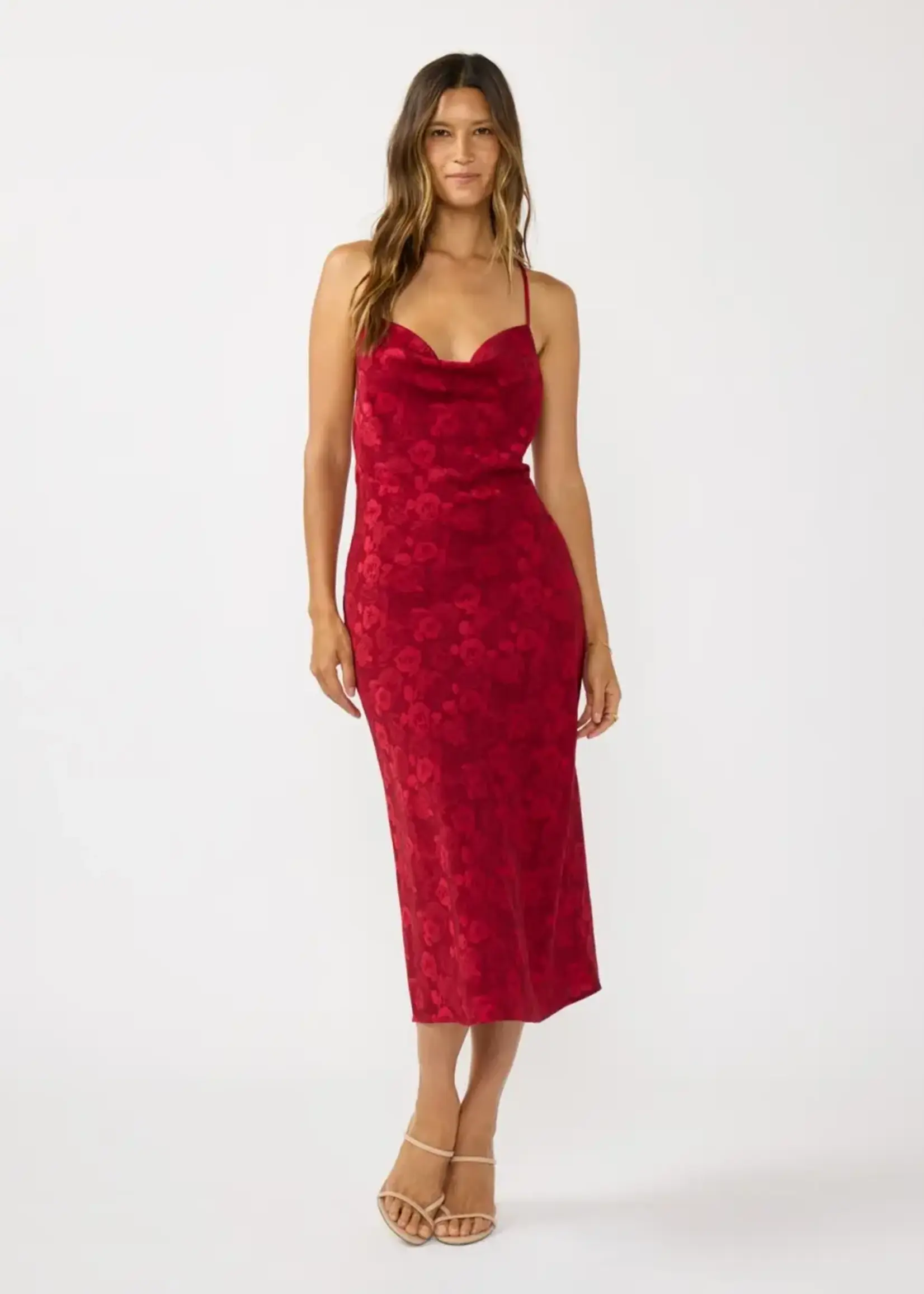 LeBLANC finds Cowl Neck Slip Dress