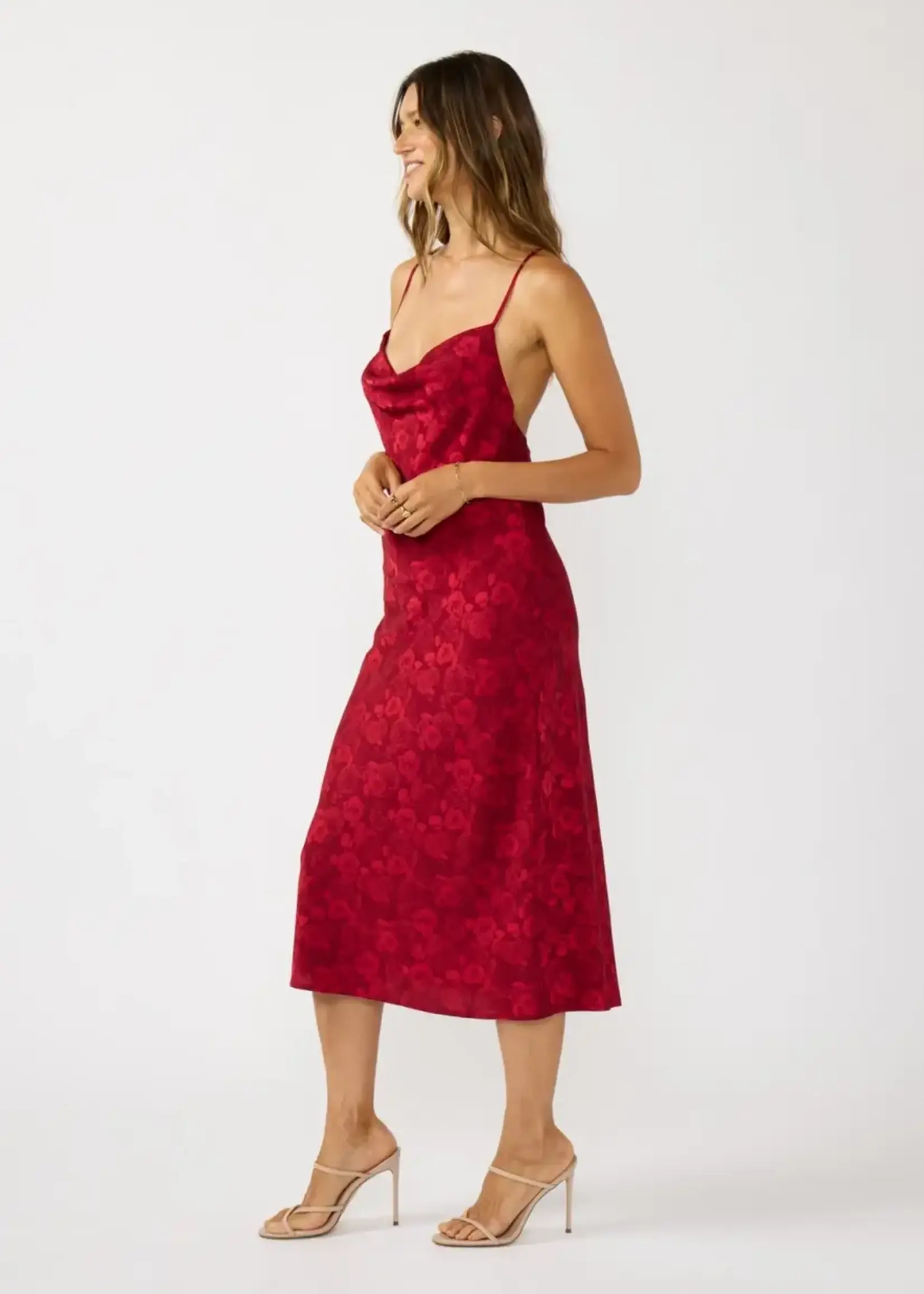 LeBLANC finds Cowl Neck Slip Dress