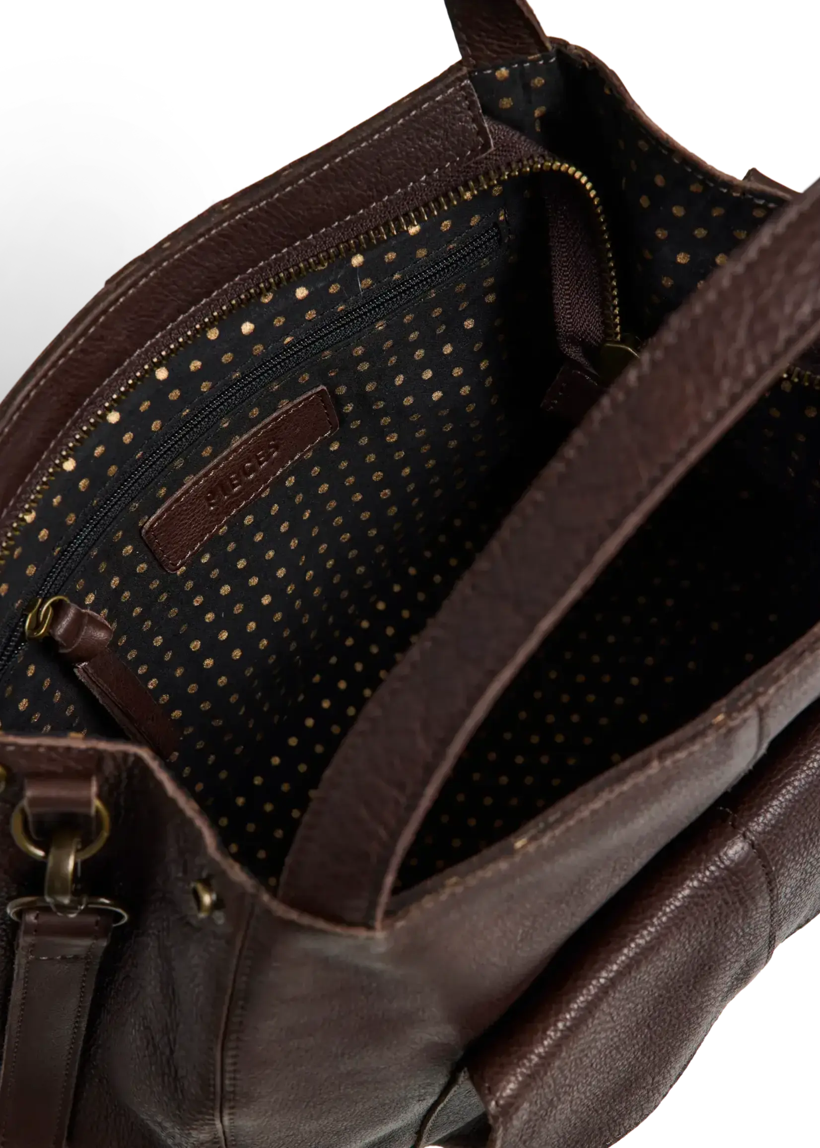 PIECES AUTUMN LEATHER CROSS BODY PURSE