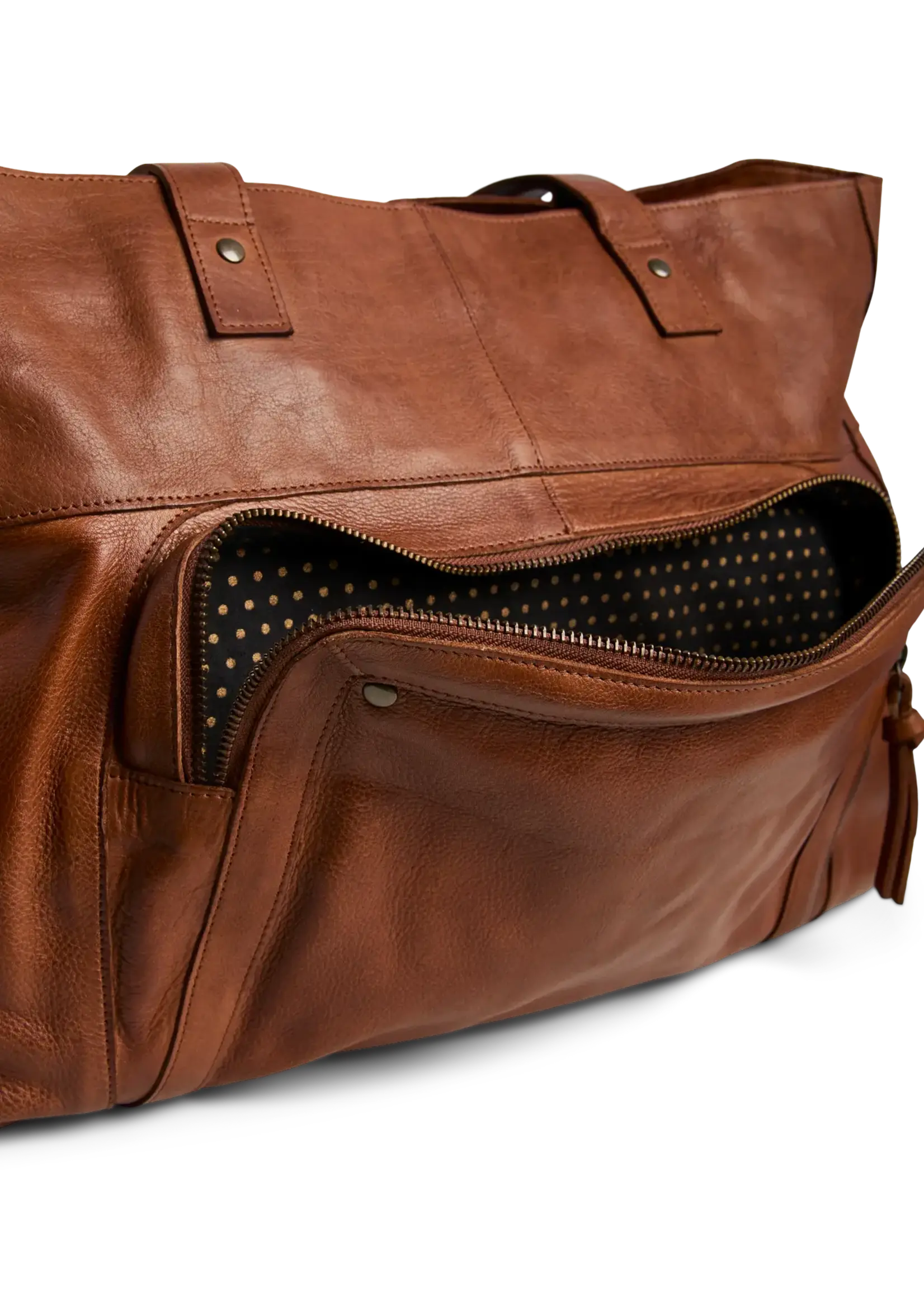 PIECES PCRIBS Leather Travel Bag