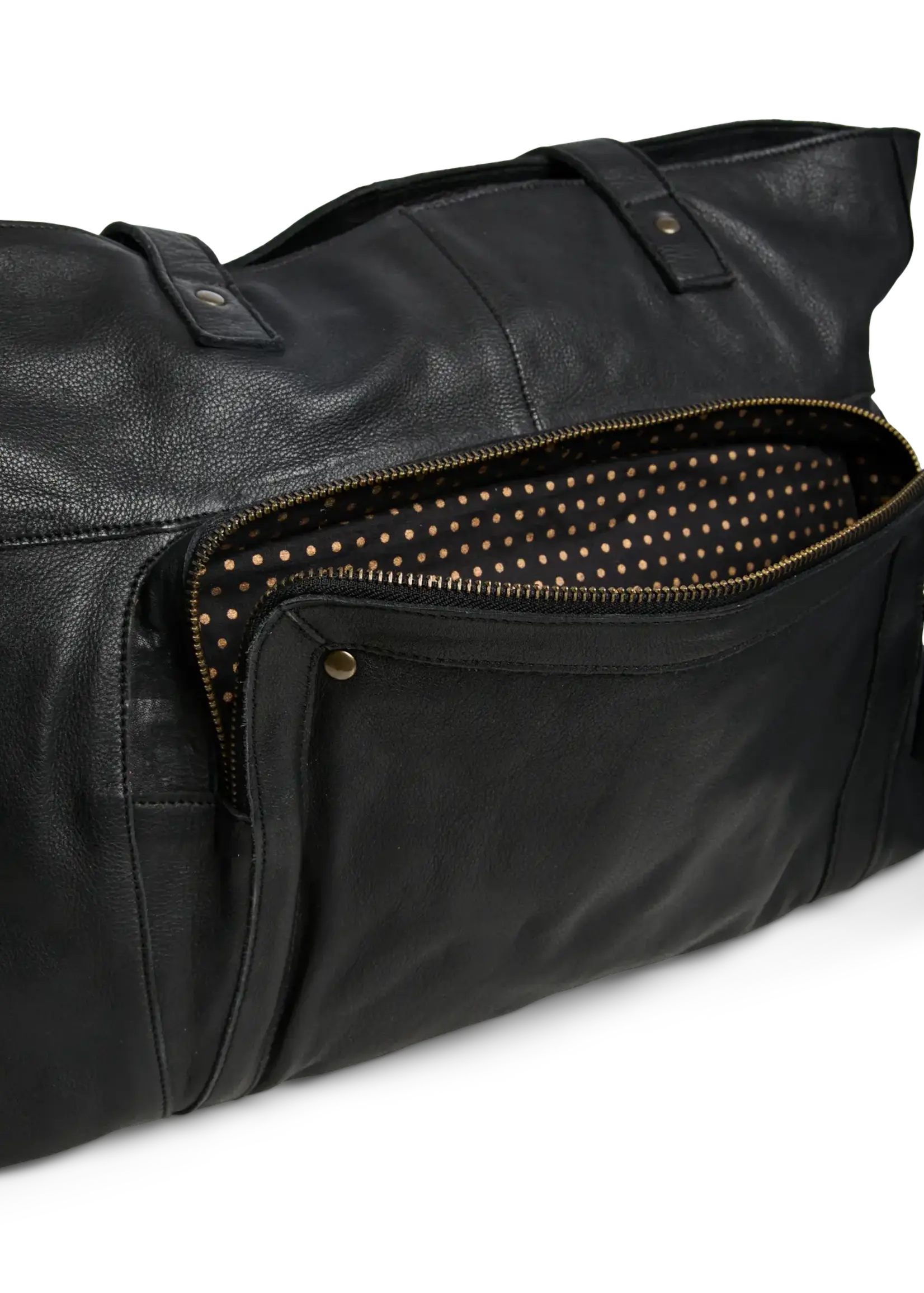 PIECES PCRIBS Leather Travel Bag