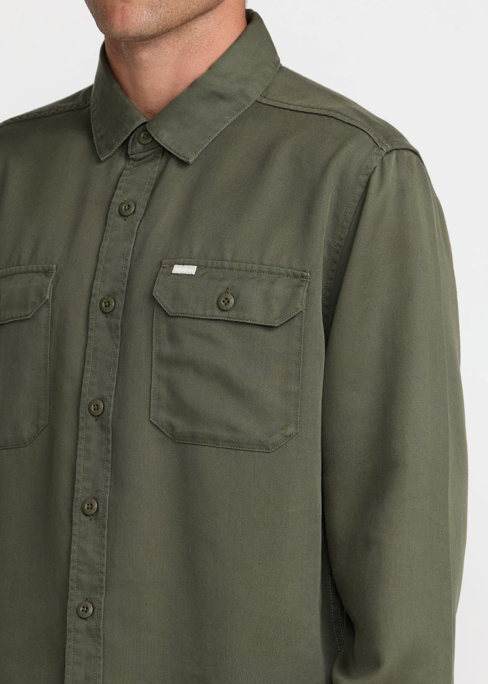 RVCA Vacancy Utility Long Sleeve Shirt