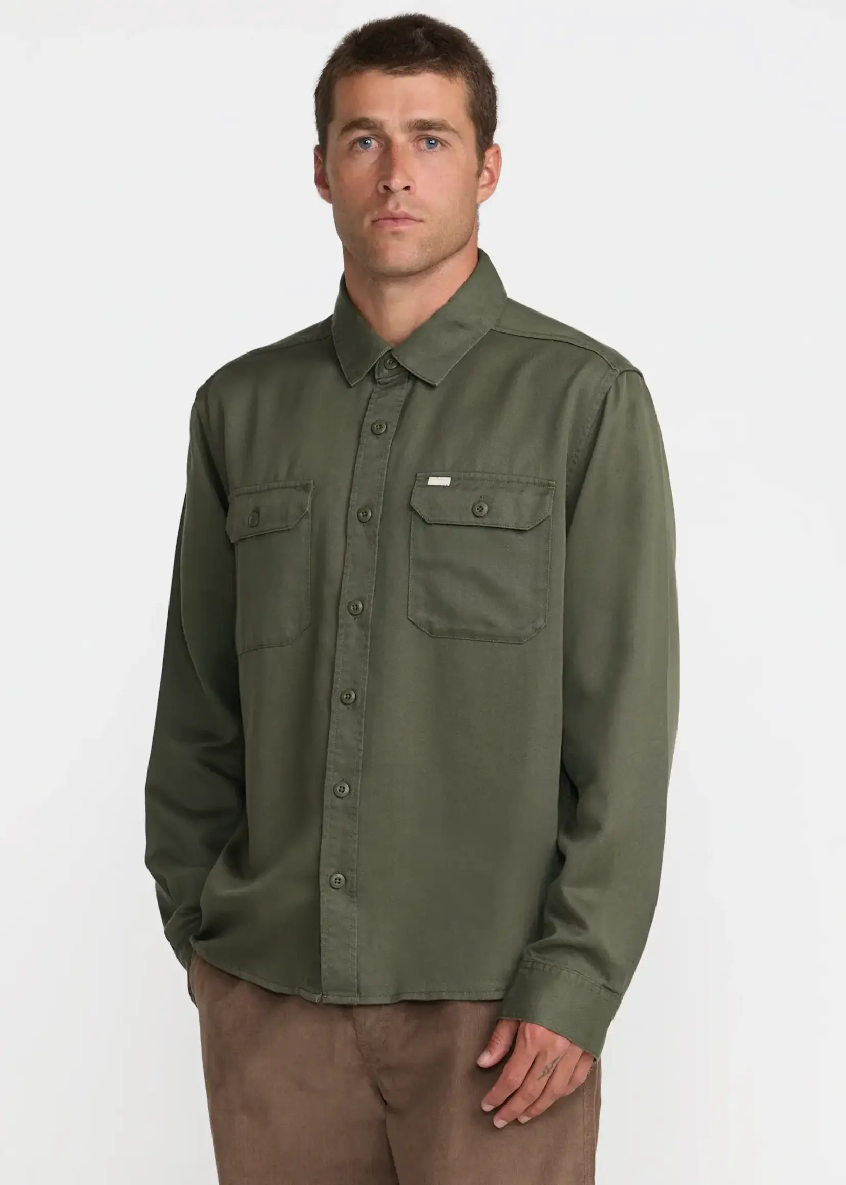 RVCA Vacancy Utility Long Sleeve Shirt