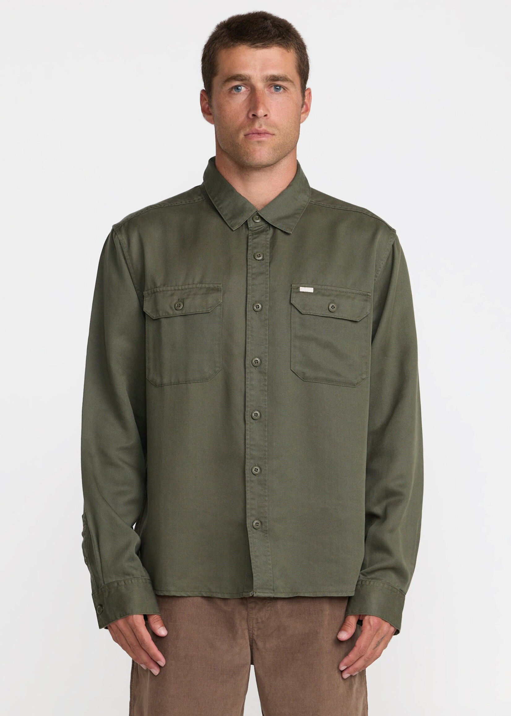RVCA Vacancy Utility Long Sleeve Shirt