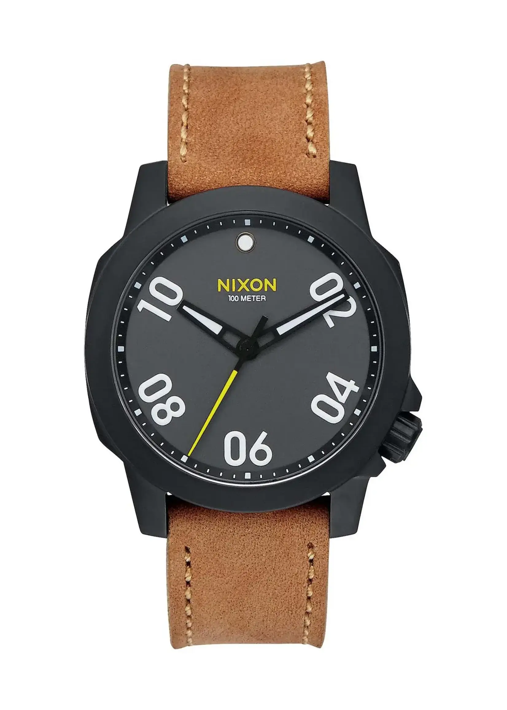 NIXON RANGER 40 LEATHER - BLACK/GUNM/NAT