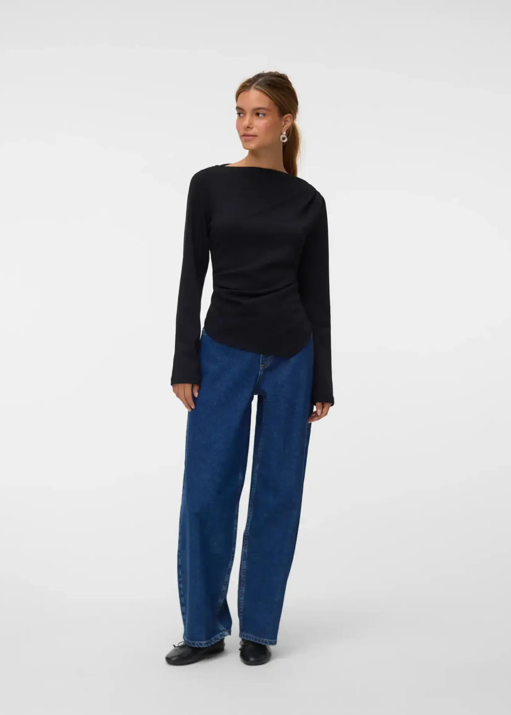 VERO MODA MILLE LS BOATNECK Blouse