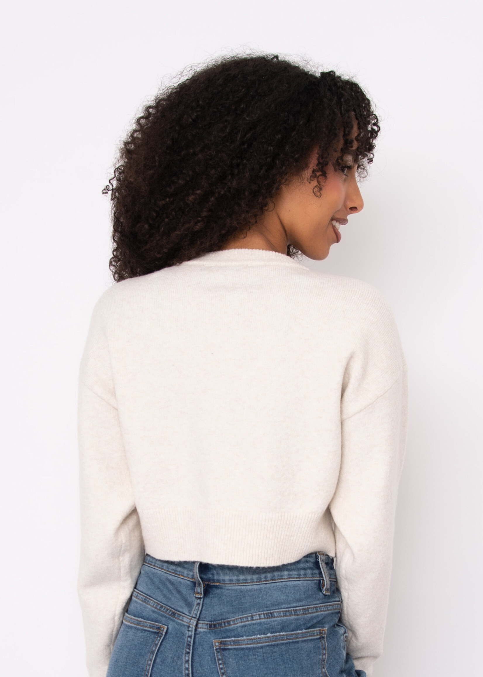 RD STYLE NEAVE LONG SLEEVE CREW NECK CARDIGAN