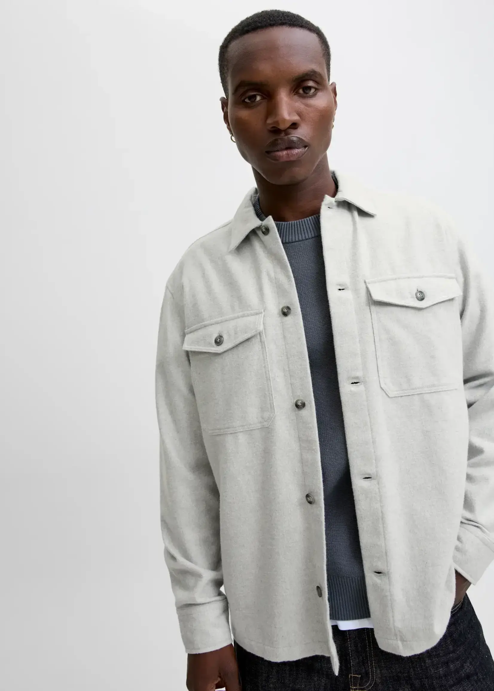 JACK & JONES JJ EPERFECT MELANGE OVERSHIRT