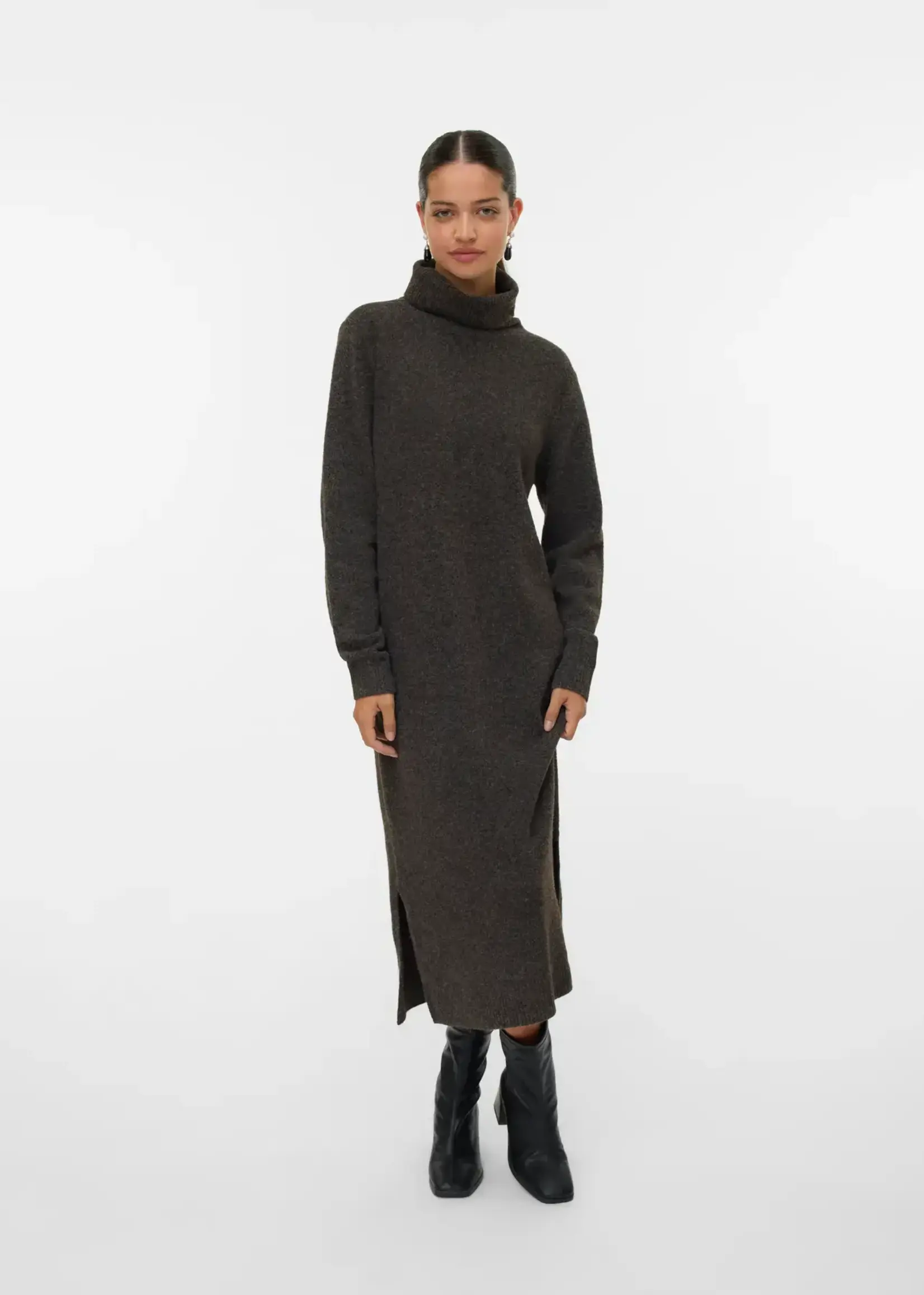 VERO MODA VMBOOM LS ROLLNECK DRESS