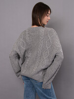 RD STYLE ESTERA CABLE KNIT SWEATER