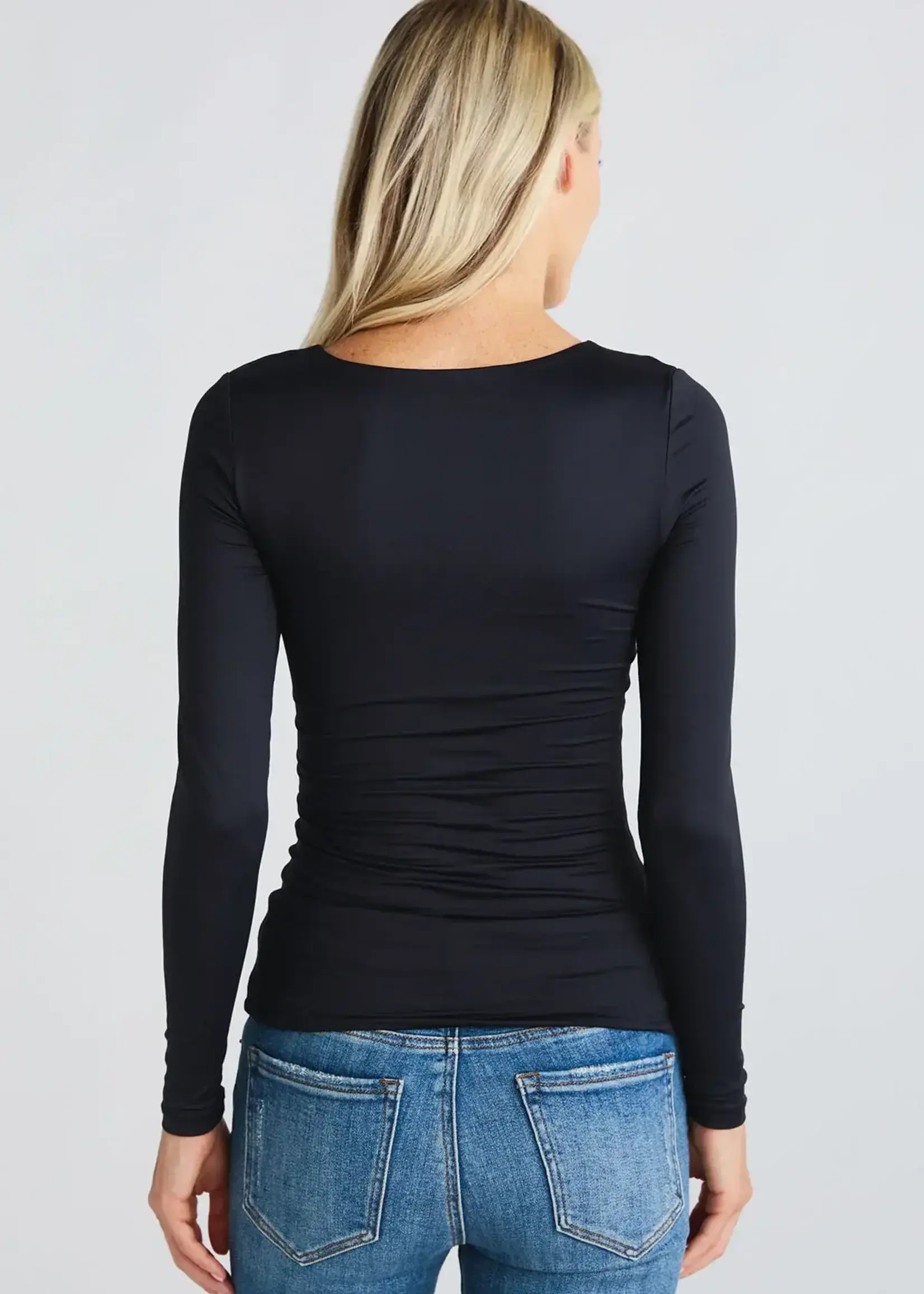 RD STYLE MARIANA UNECK LONG SLEEVE TOP