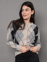 RD STYLE Argyle CARDIGAN