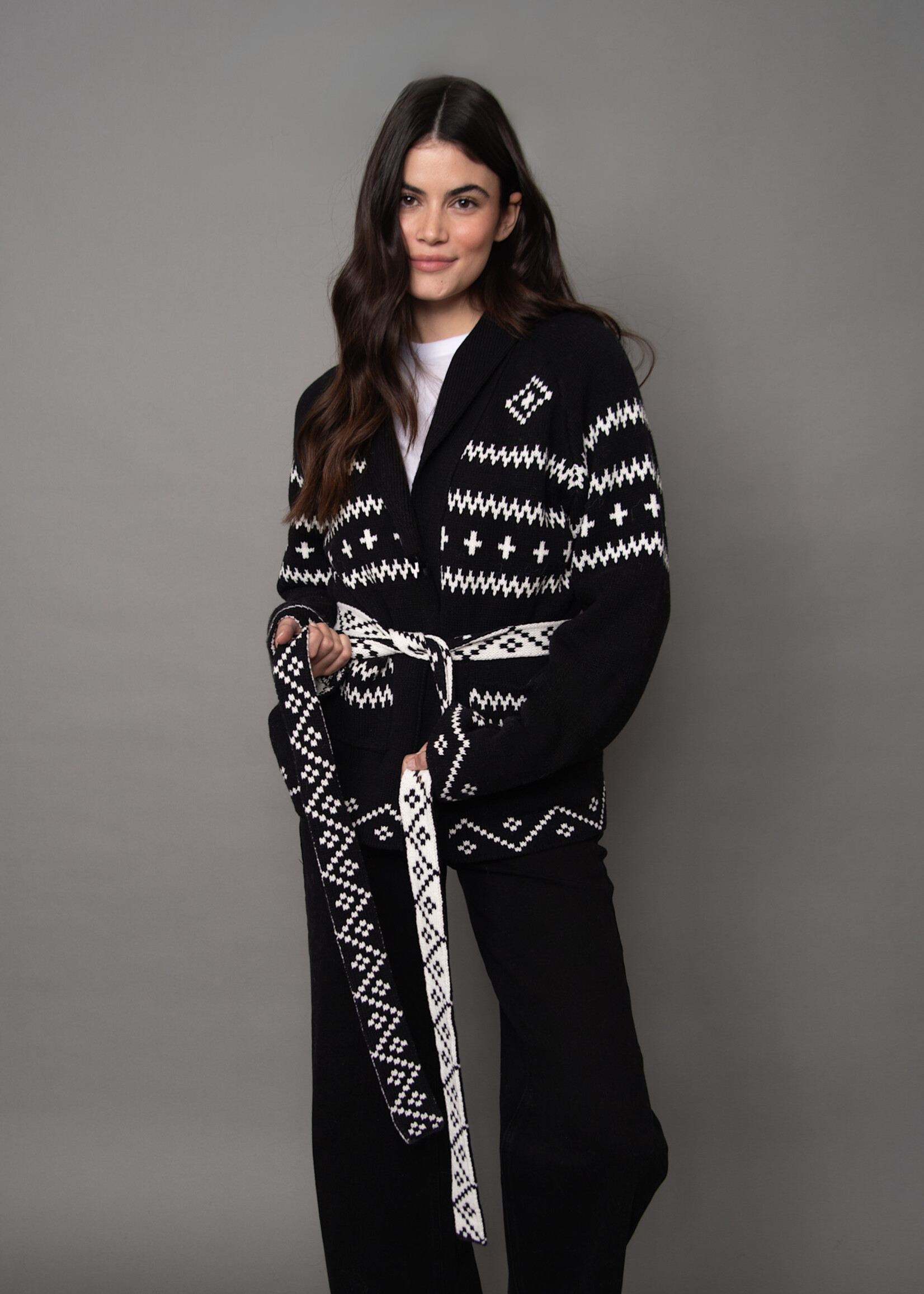RD STYLE CECILE TIE CARDIGAN