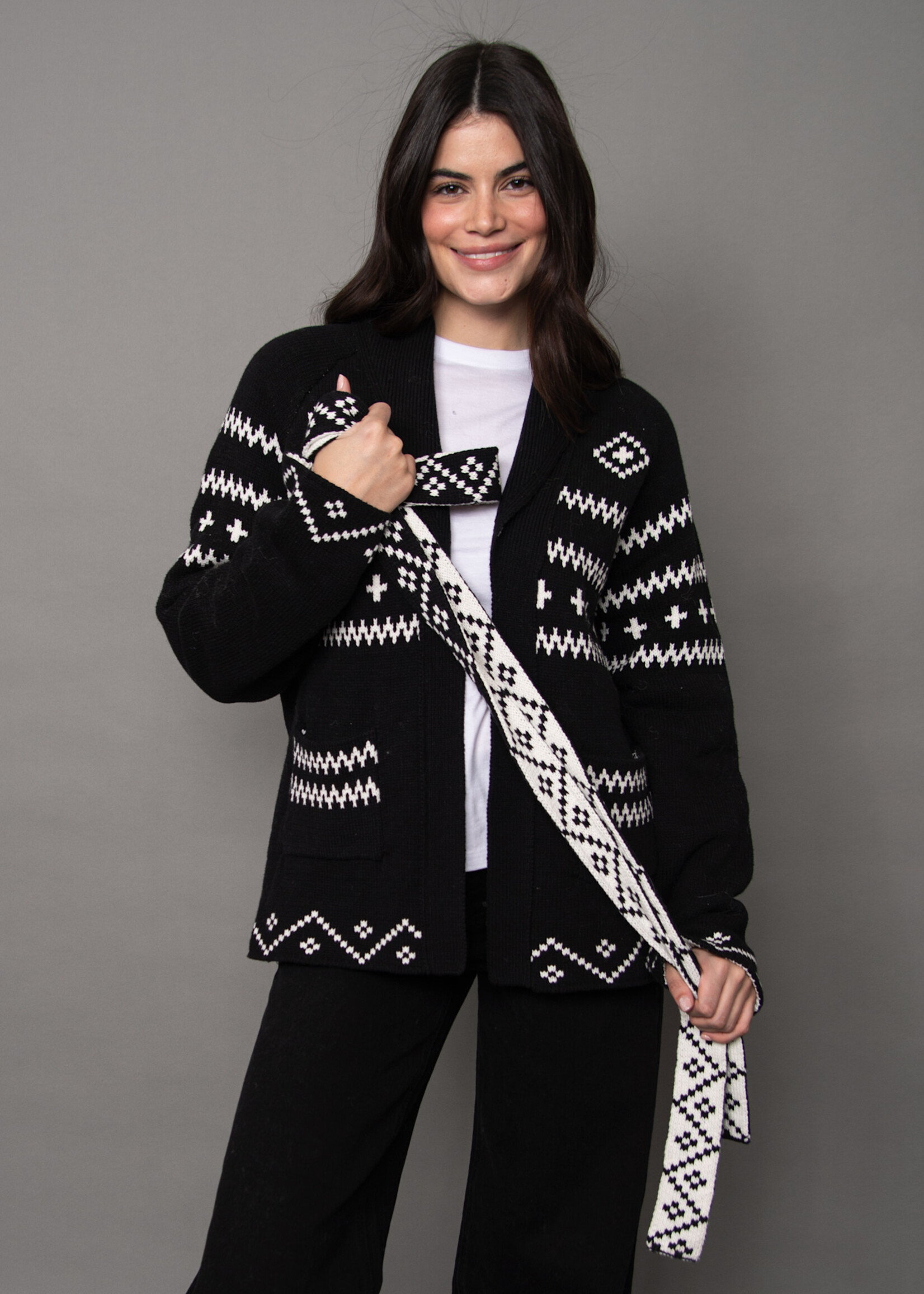 RD STYLE CECILE TIE CARDIGAN