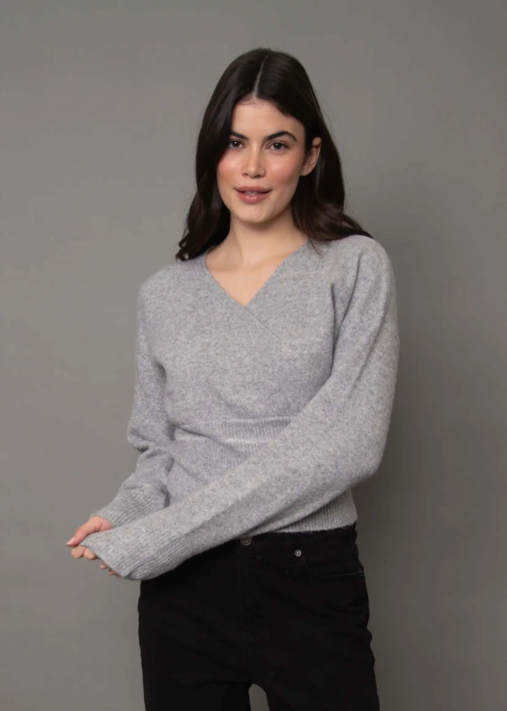 RD STYLE OTHELLA WRAP SWEATER