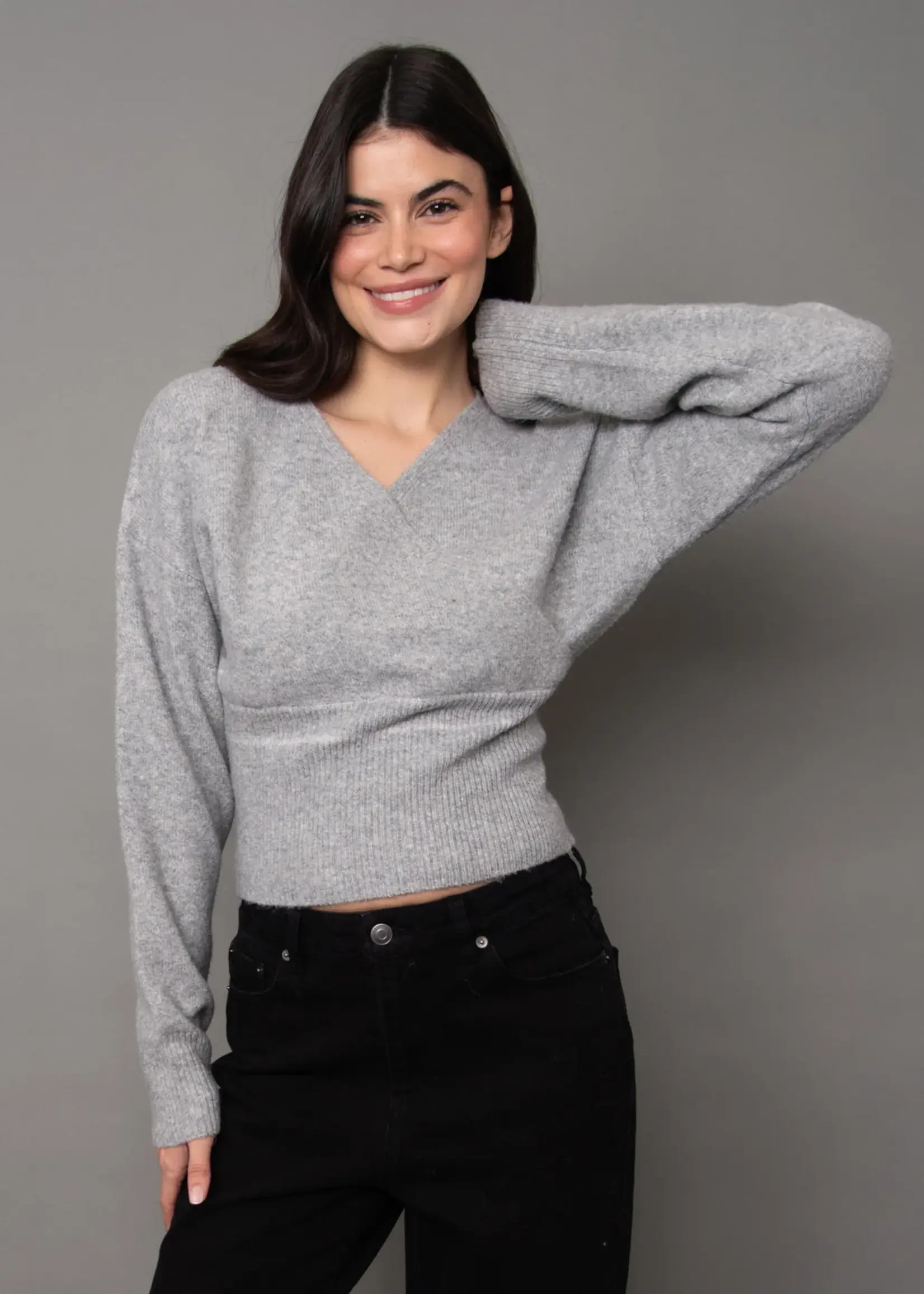 RD STYLE OTHELLA WRAP SWEATER