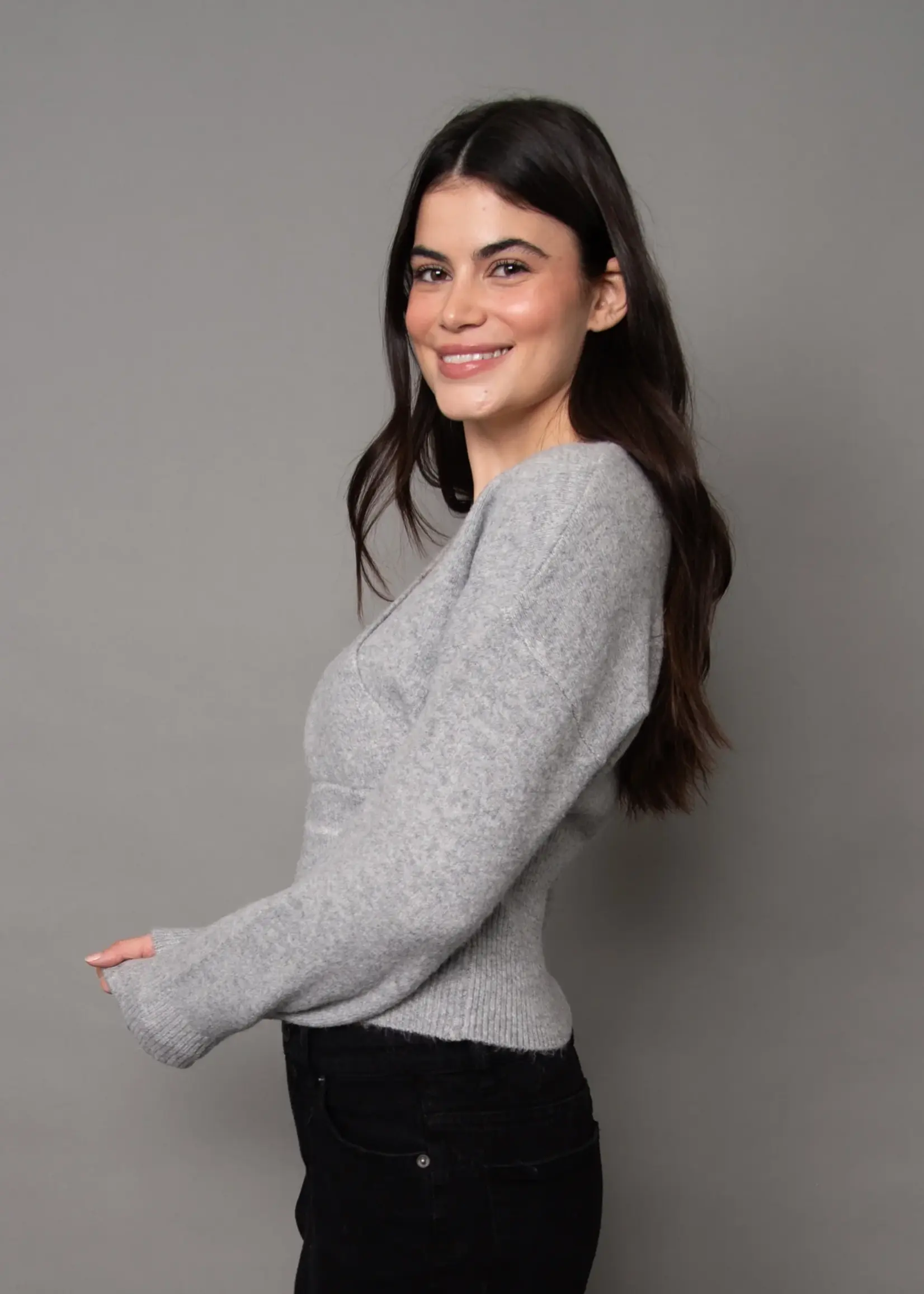 RD STYLE OTHELLA WRAP SWEATER