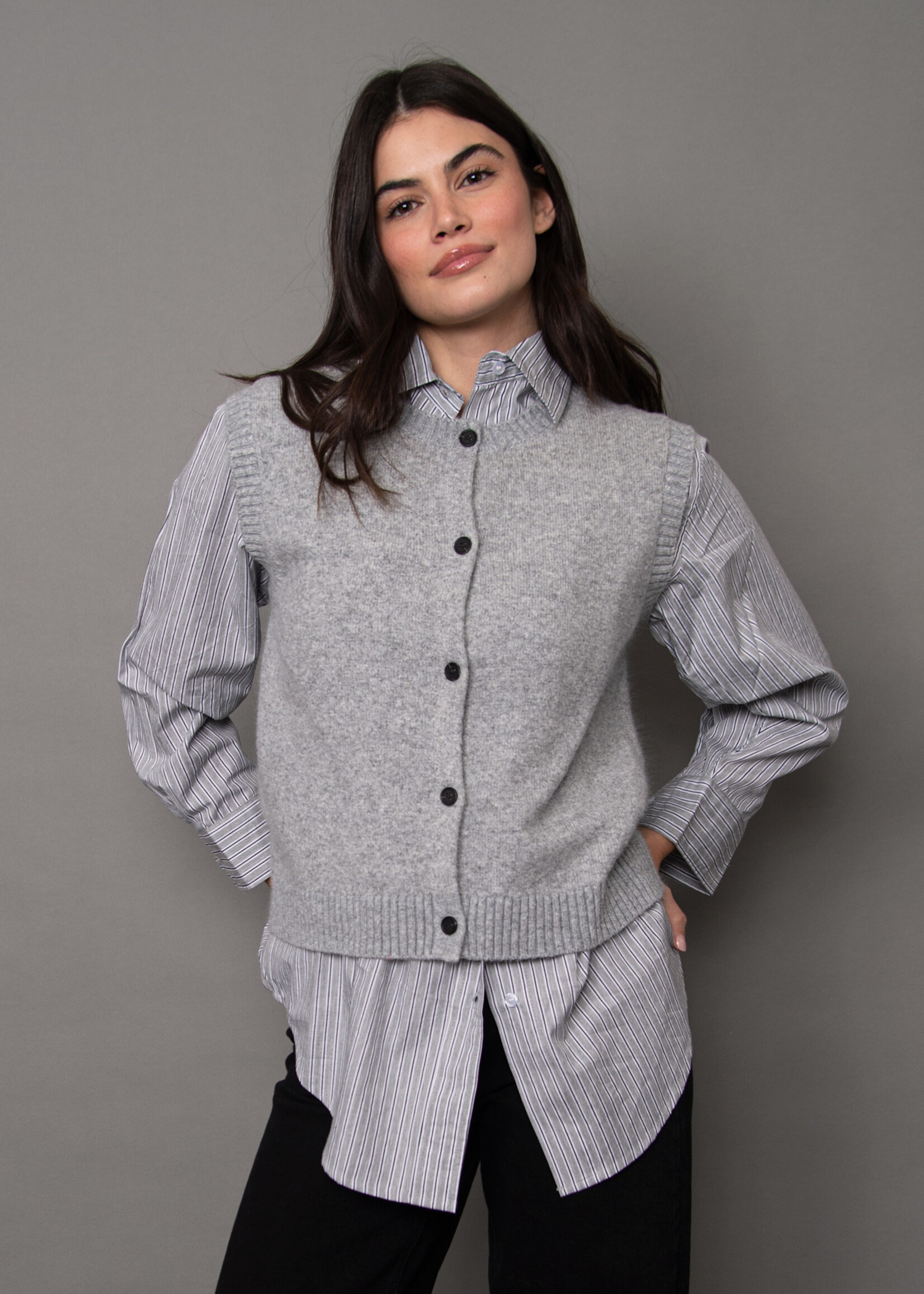RD STYLE ORILLIA BUTTON FRONT VEST