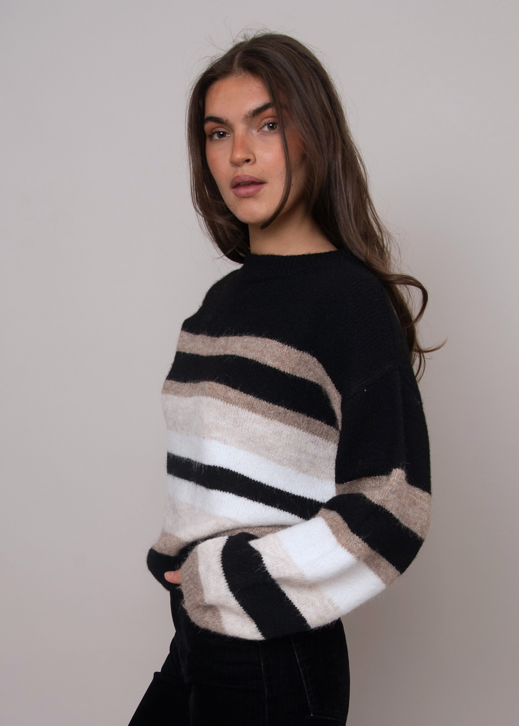 RD STYLE FAUSTINA STRIPE SWEATER
