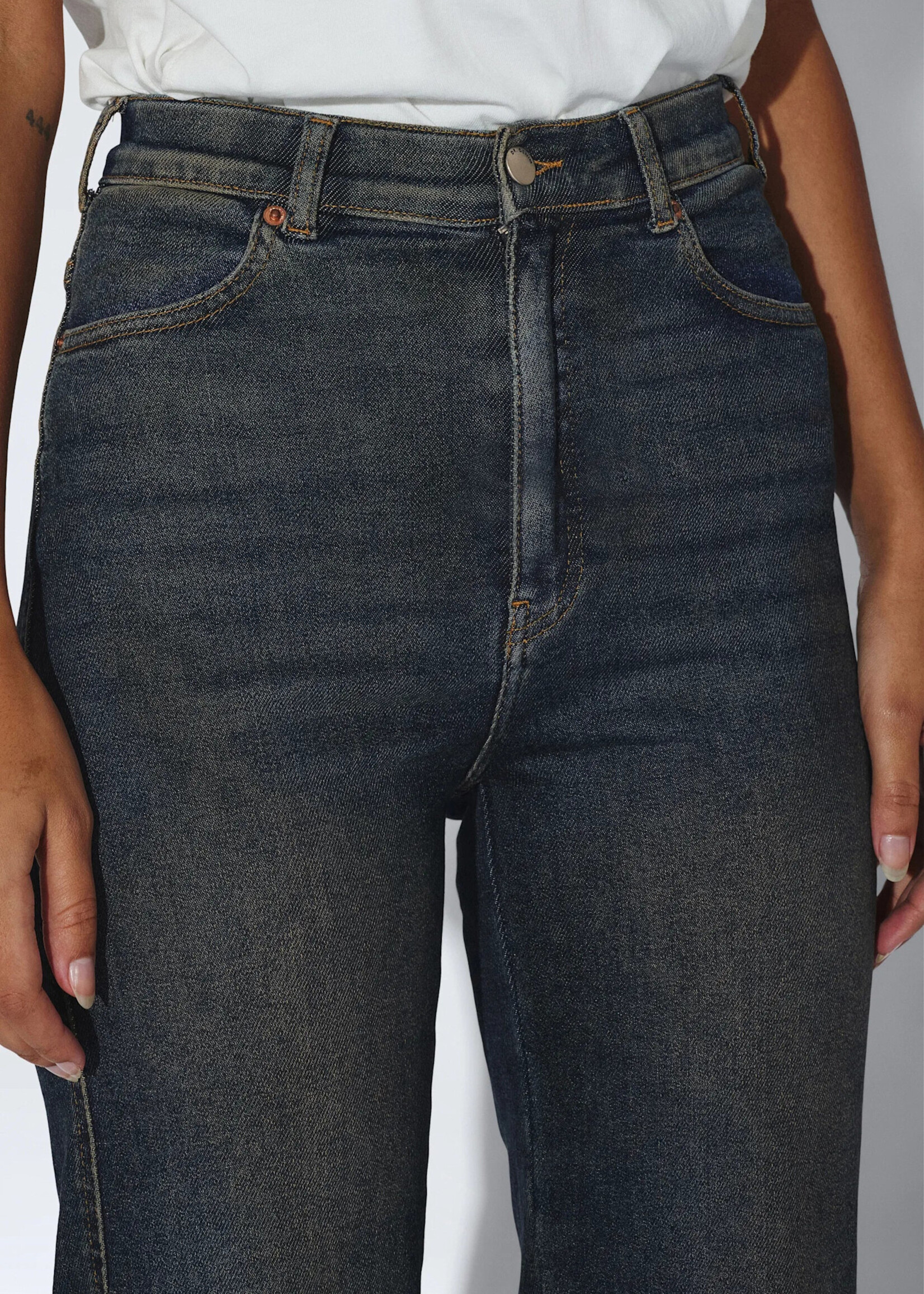 DR DENIM Moxy High Straight Jean