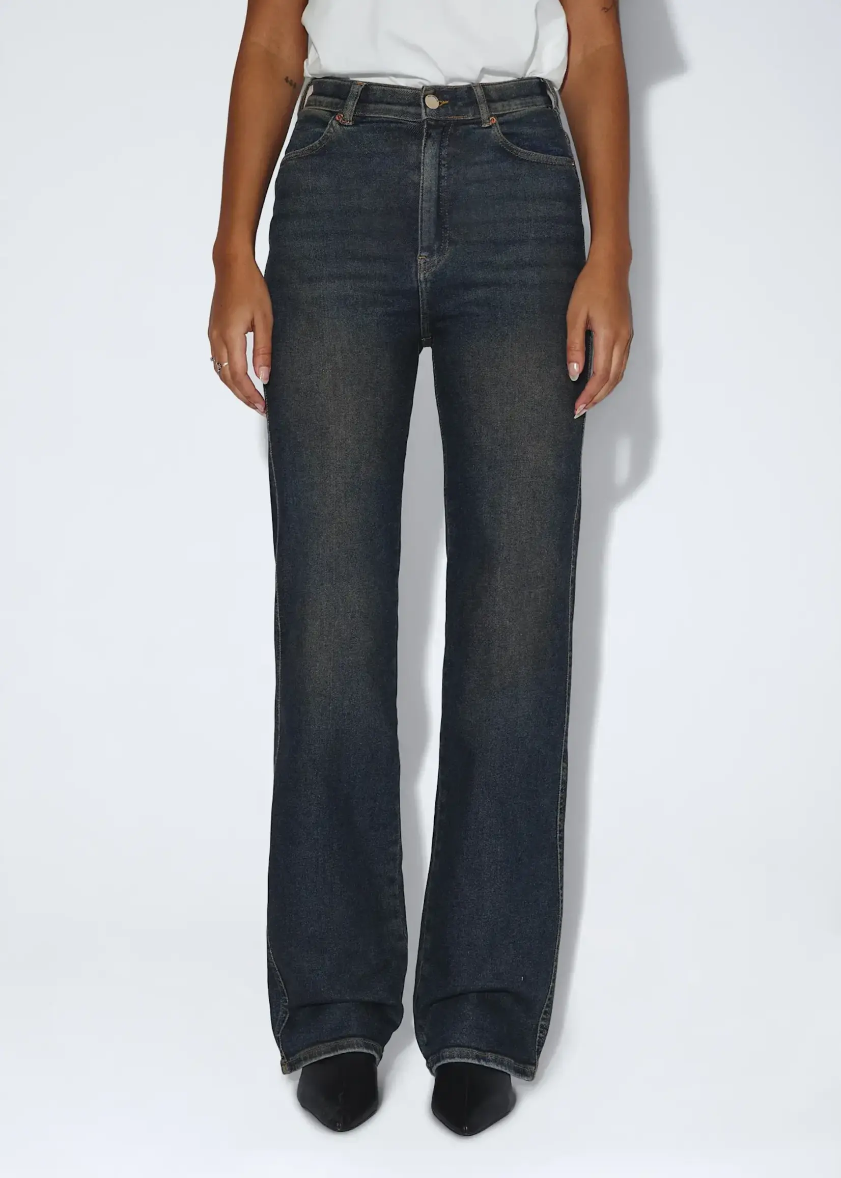 DR DENIM Moxy High Straight Jean