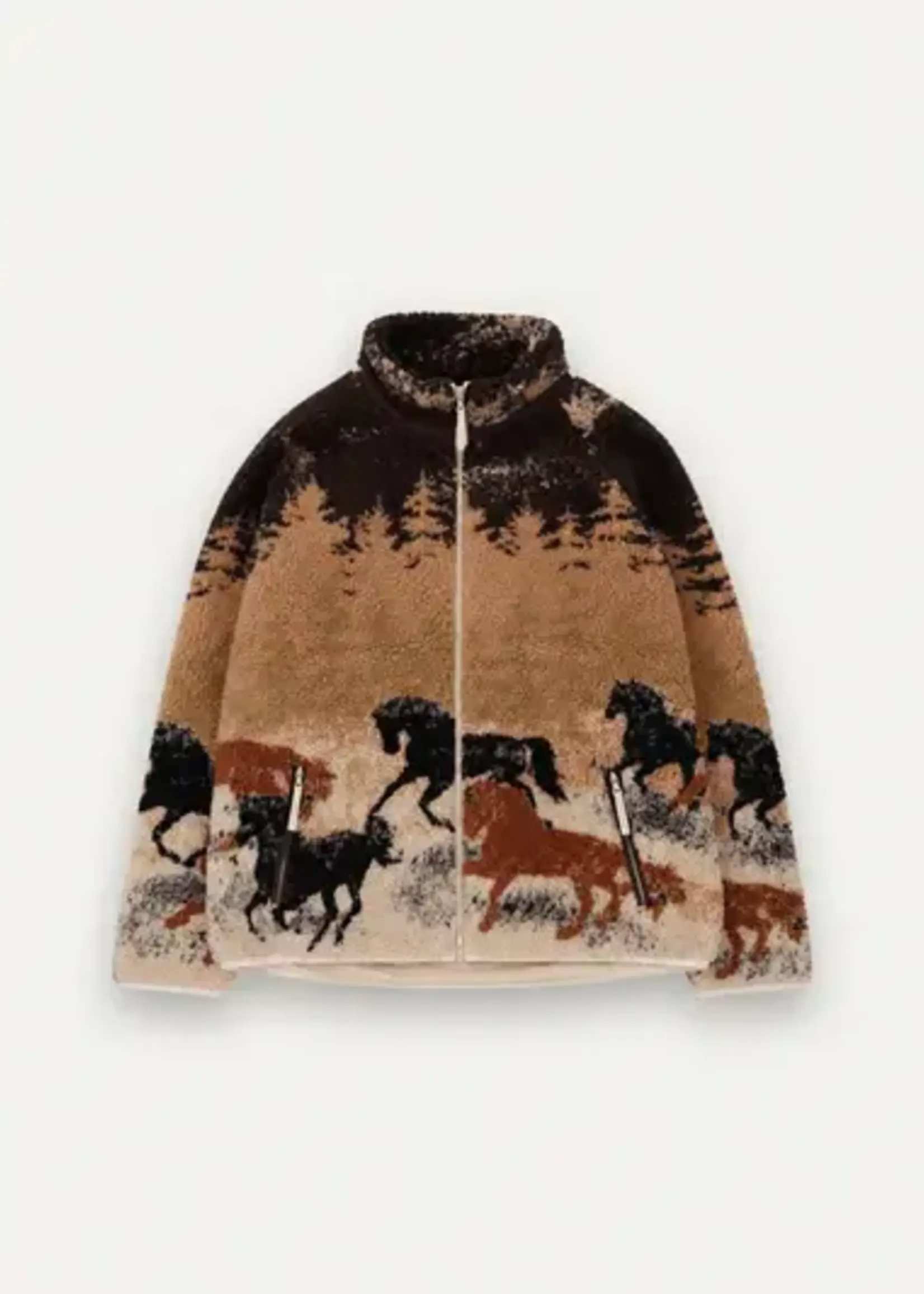 KUWALLA Printed Sherpa Jacket