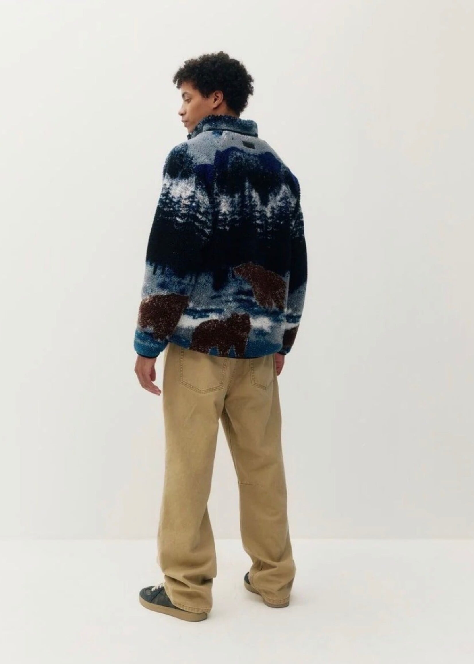 KUWALLA Printed Sherpa Jacket