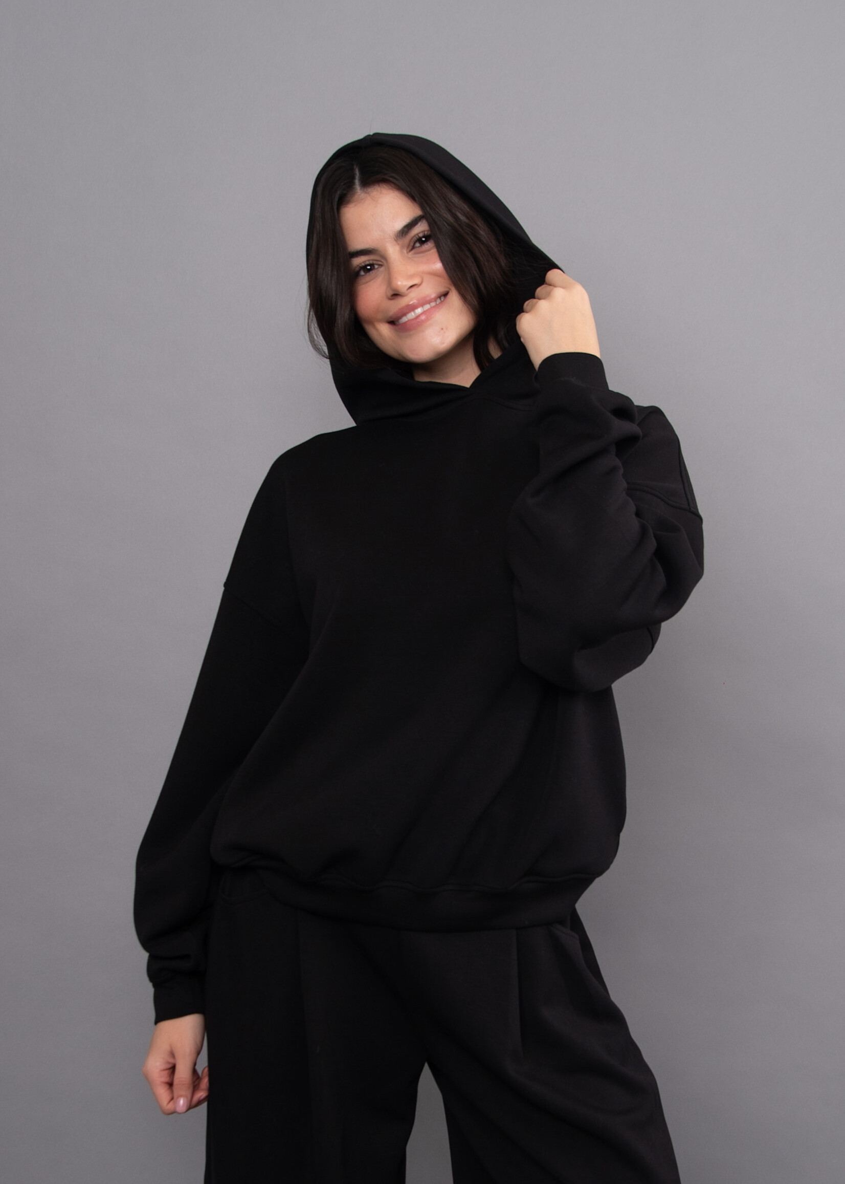 RD STYLE HALANA SOFT KNIT LS SHORT HOODIE