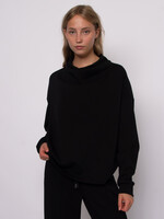 RD STYLE FREIZA SOFT KNIT FUNNEL NECK DRAPED PULLOVER