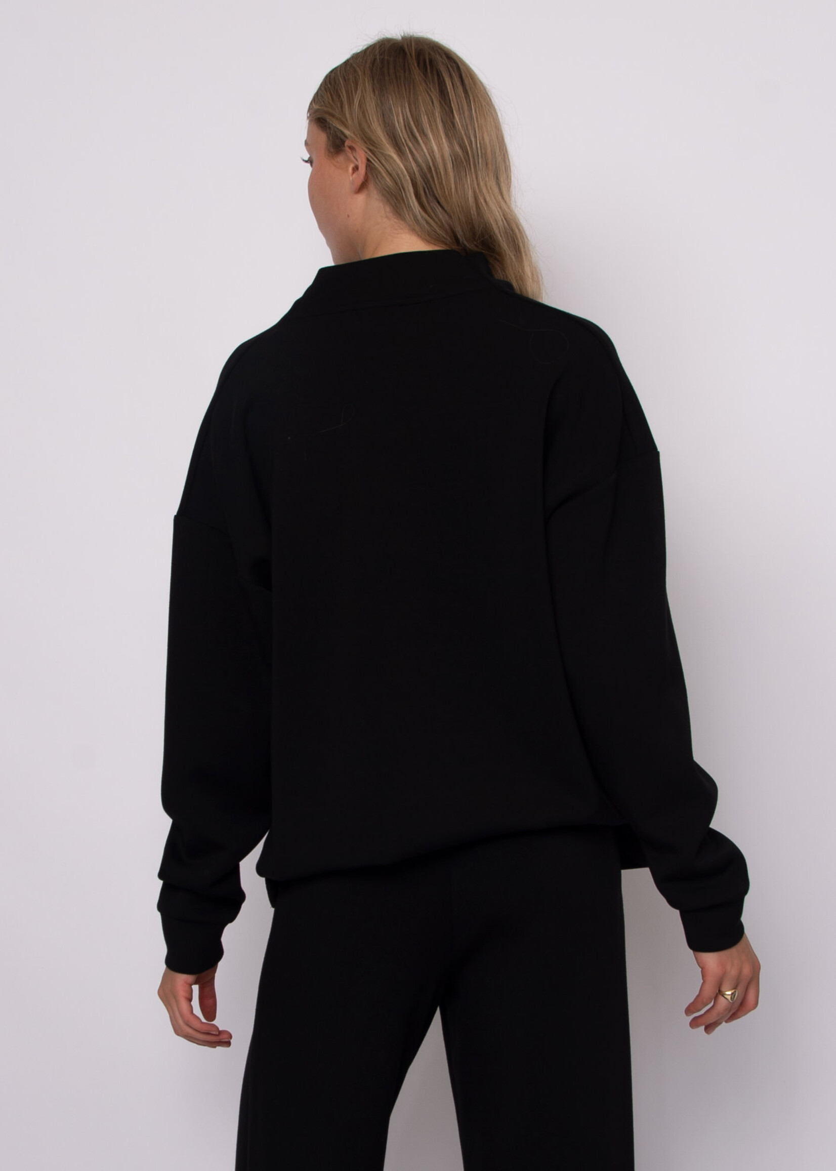 RD STYLE FREIZA SOFT KNIT FUNNEL NECK DRAPED PULLOVER