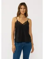 lovestitch Lace Trim Button Cami Top