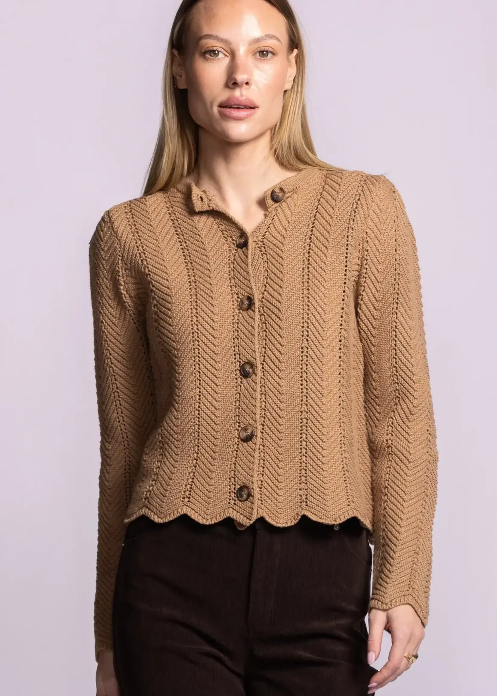 PINK MARTINI Palmer Sweater Light Brown