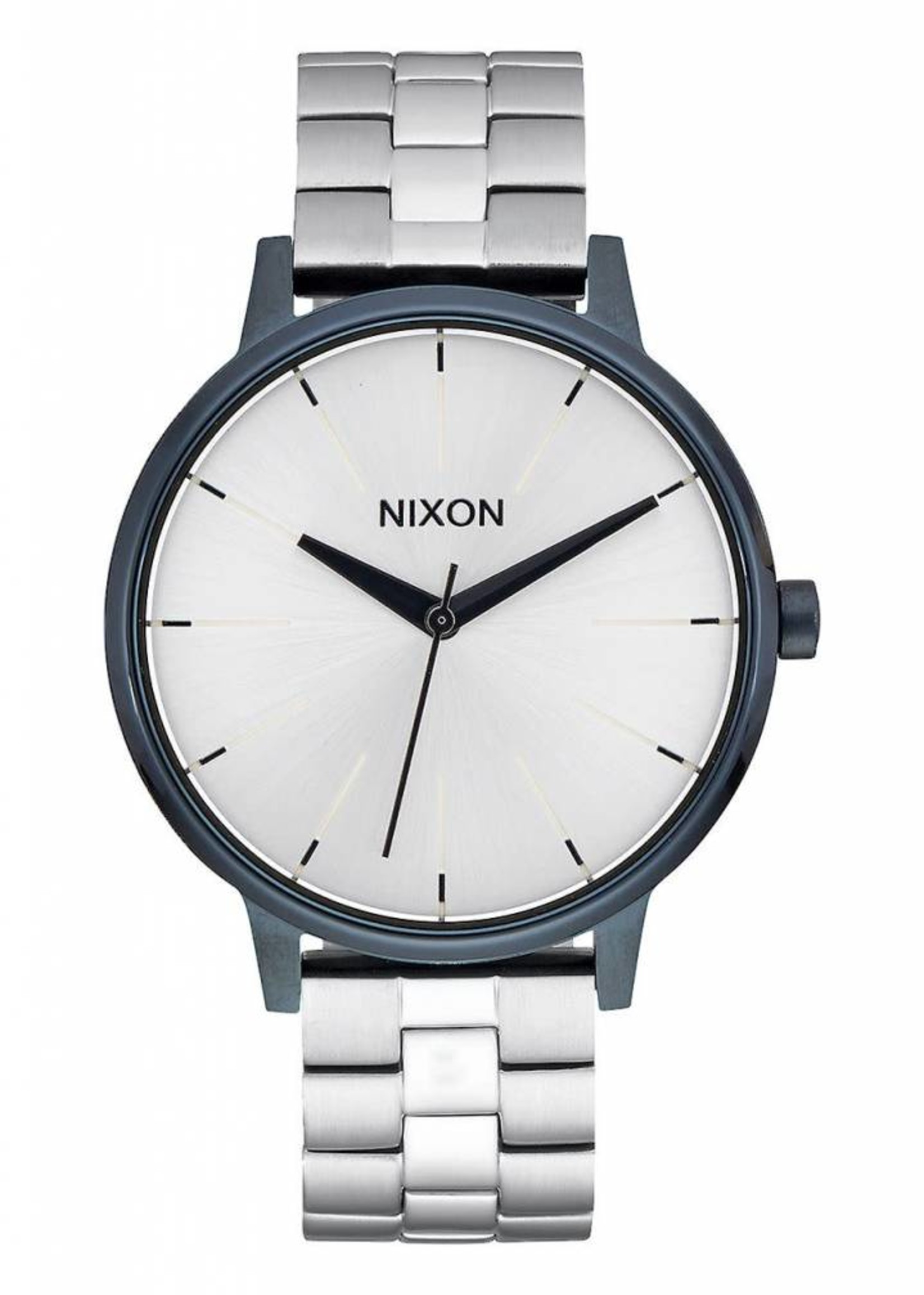 NIXON Kensington watch, Navy/ Silver