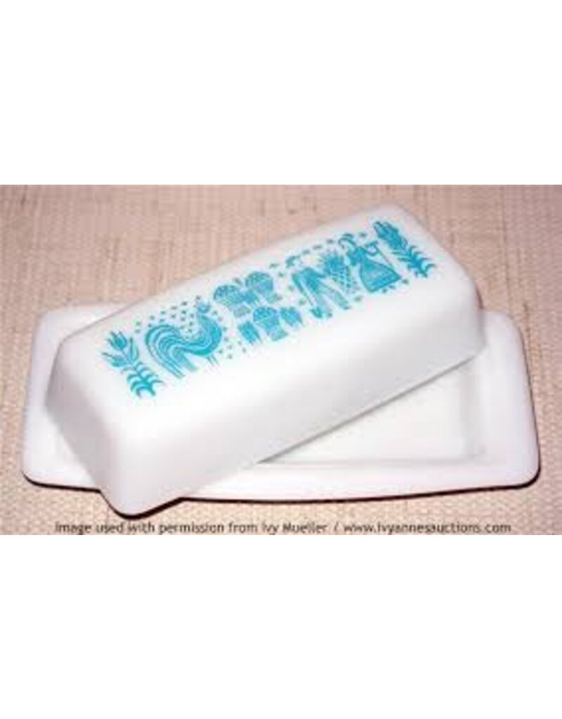 Pyrex butterdish