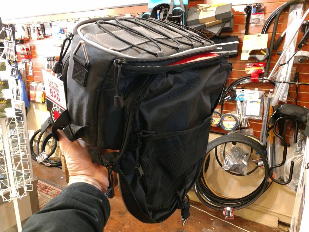 banjo brothers rack top pannier bag