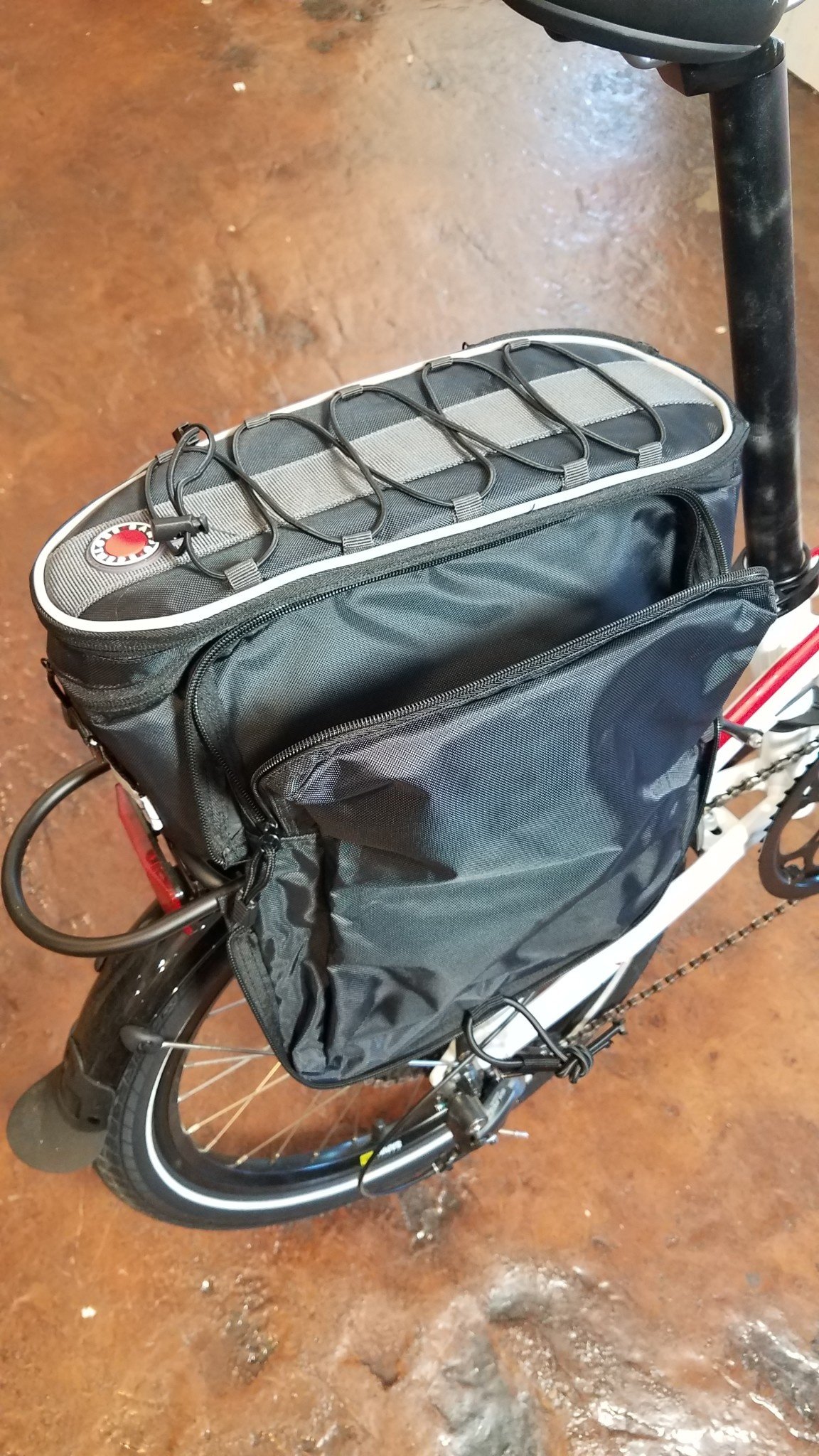 banjo brothers rack top pannier bag