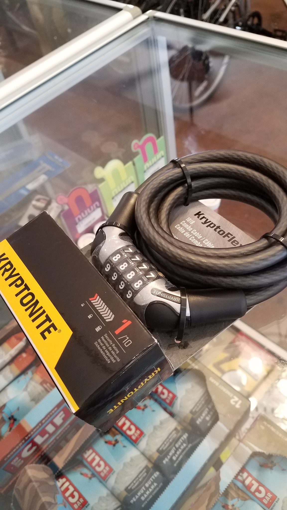 KryptoFlex 1018 Combo Cable Lock: 6' x 10mm - BikePartners Bike Shop